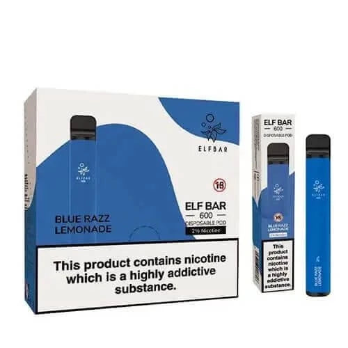 Blue Razz Lemonade Elf Bar Disposable Vape Box of 10