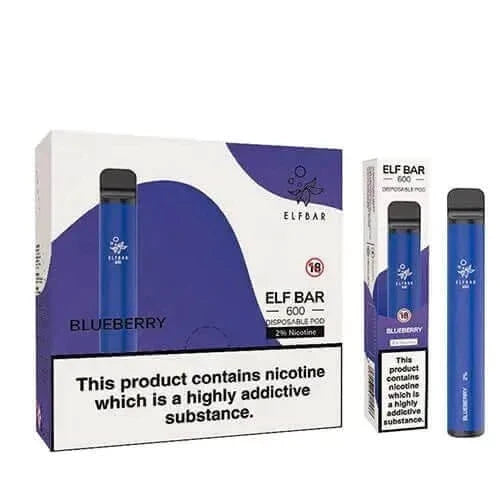 Blueberry Elf Bar Disposable Vape Box of 10