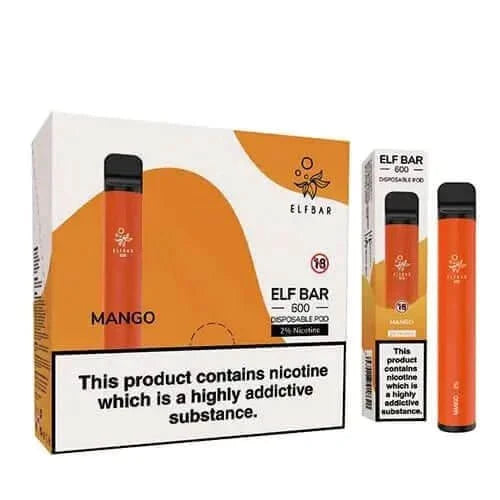 Mango Elf Bar Disposable Vape Box of 10