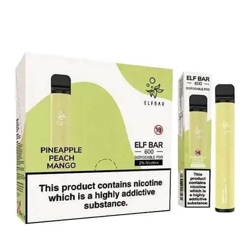 Pineapple Peach Mango Elf Bar Disposable Vape Box of 10