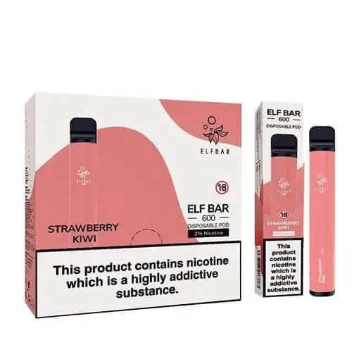 Strawberry Kiwi Elf Bar Disposable Vape Box of 10