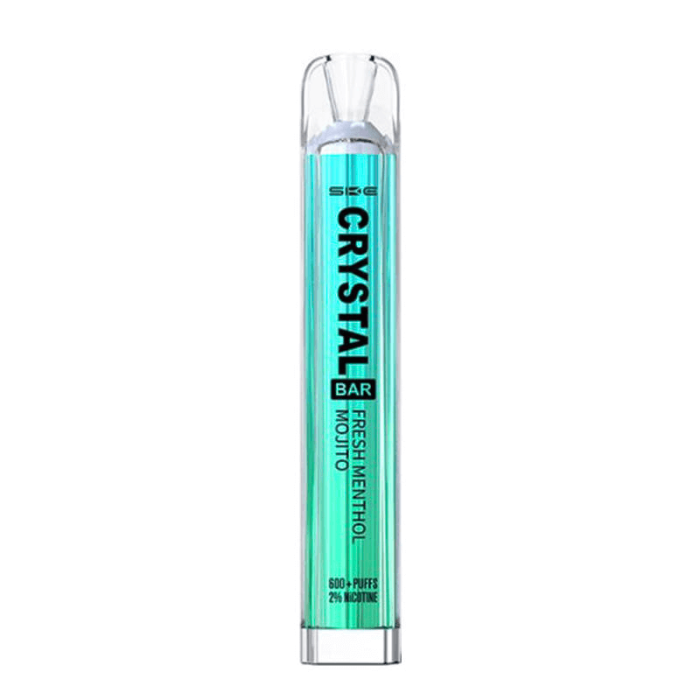 Fresh Menthol Mojito Crystal Bar Disposable Vape Box of 10